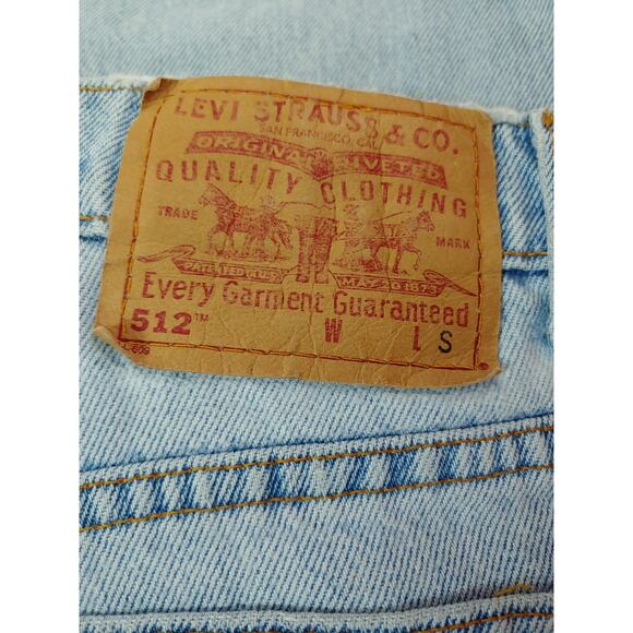 Vintage Levi 512 Slim Fit Straight Leg Size 10P - Picture 5 of 7